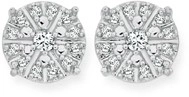 9ct Gold Diamond Sparkle Cluster Stud Earrings