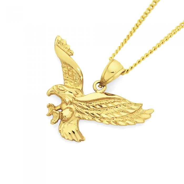 9ct Gold Eagle Men's Pendant