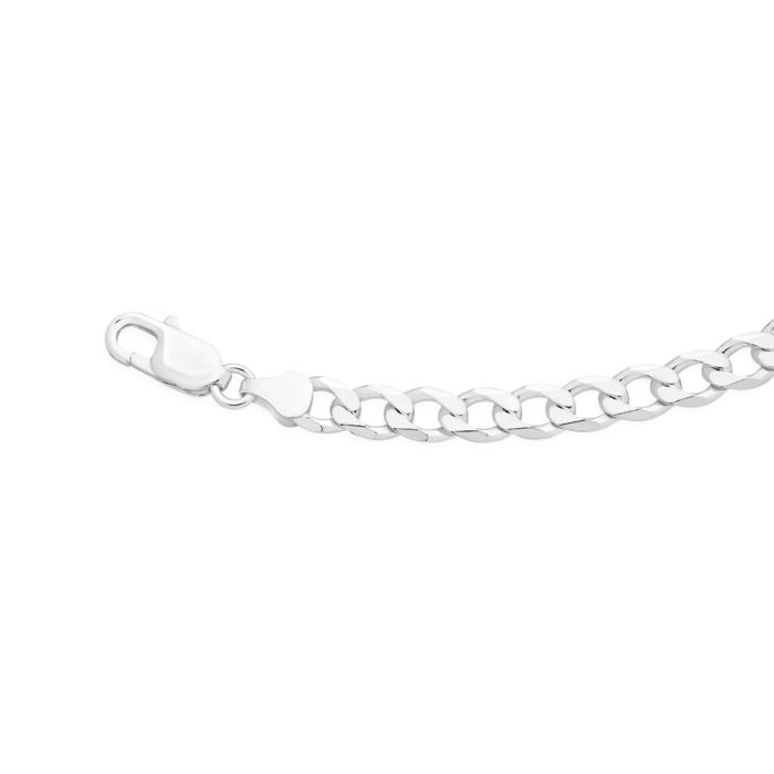 Sterling Silver 20cm Curb Bracelet