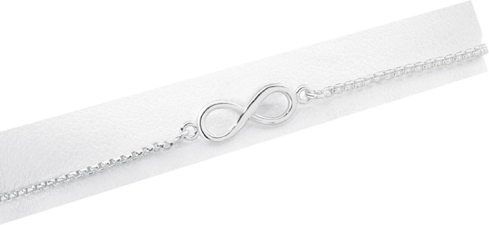 Sterling Silver Infinity Friendship Bracelet