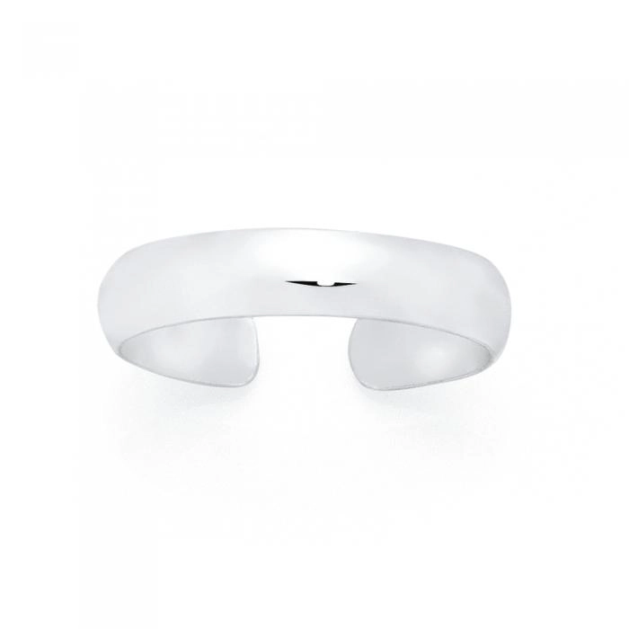 Sterling Silver Plain Toe Ring