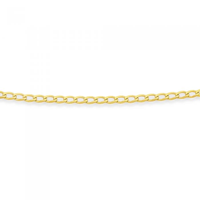 9ct Gold 45cm Solid Curb Chain