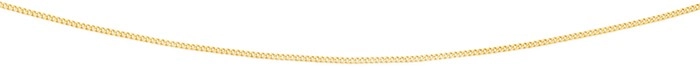 9ct Gold 50cm Solid Curb Chain