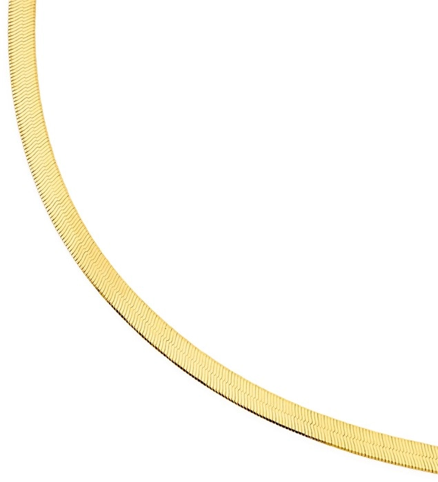 9ct Gold 50cm Solid Herringbone Chain