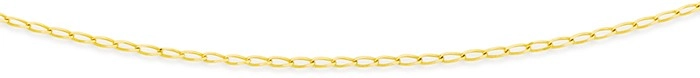 9ct Gold 50cm Solid Open Curb Chain