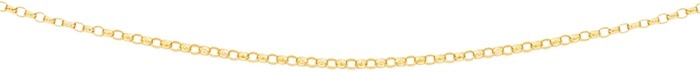 9ct Gold 50cm Solid Round Belcher Chain