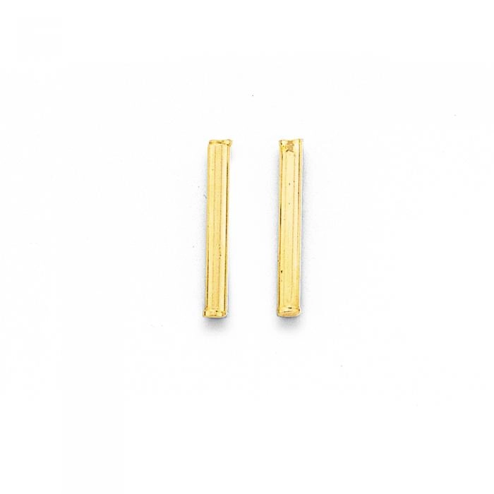 9ct Gold Bar Stud Earrings