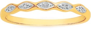 9ct Gold Diamond Ring