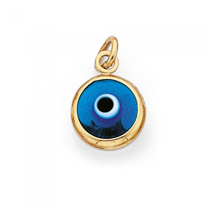 9ct Gold Evil Eye Charm