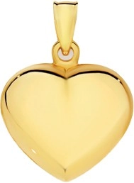 9ct Gold Heart Pendant