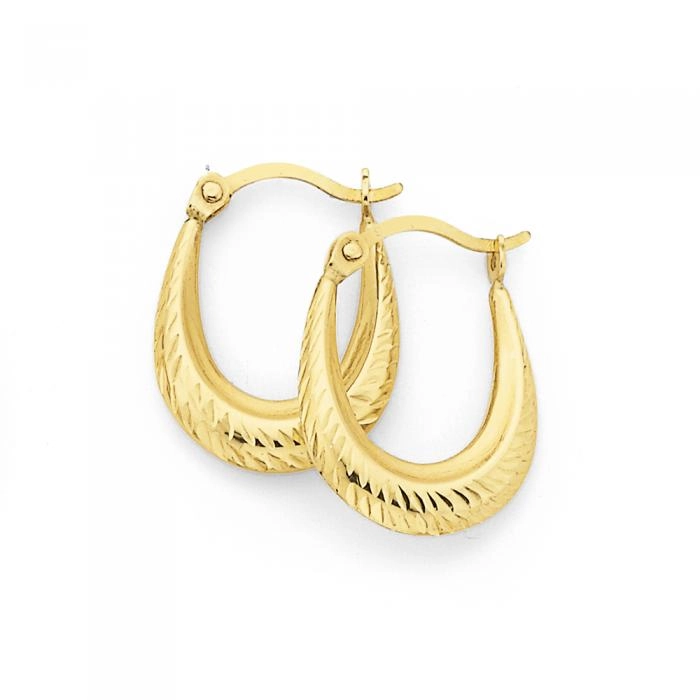 9ct Gold Mini Creole Earrings