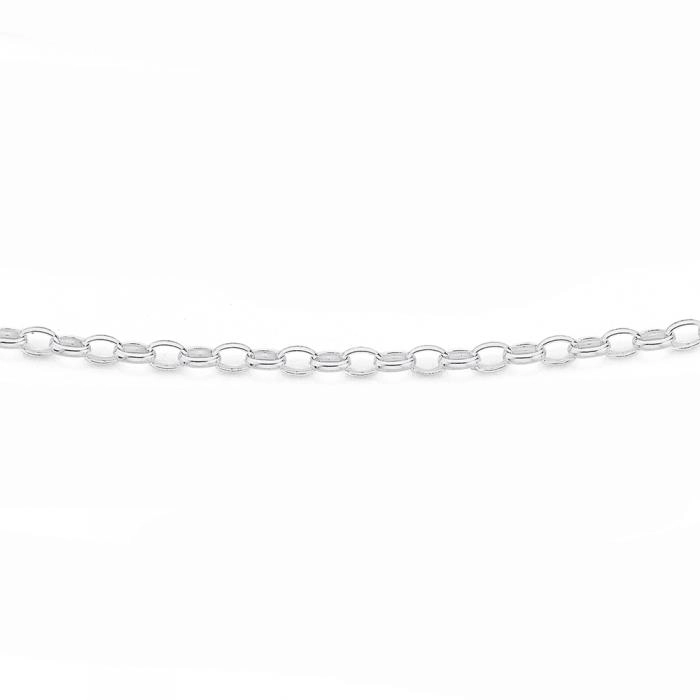 Sterling Silver 50cm Oval Belcher Chain