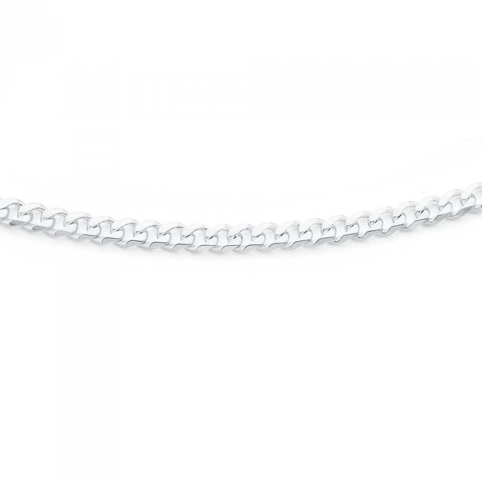 Sterling Silver 55cm Curb Chain