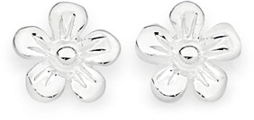 Sterling Silver Flower Stud Earrings