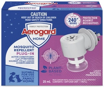 Aerogard Home Plant Based Mosquito Repellent Plug-In 25mL