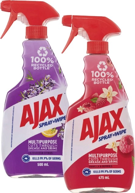 Ajax Spray n'Wipe Trigger 475mL-500mL