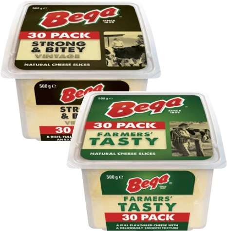 Bega Cheese Slices 500g