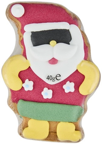 Coles Christmas Summer Santa Biscuit 40g