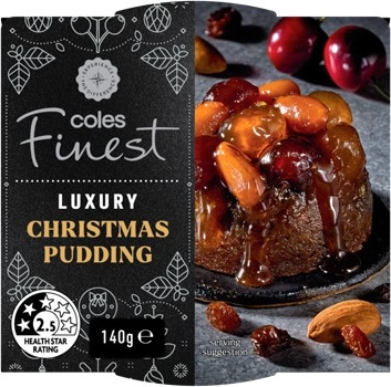 Coles Finest Luxury Christmas Pudding Large 900g