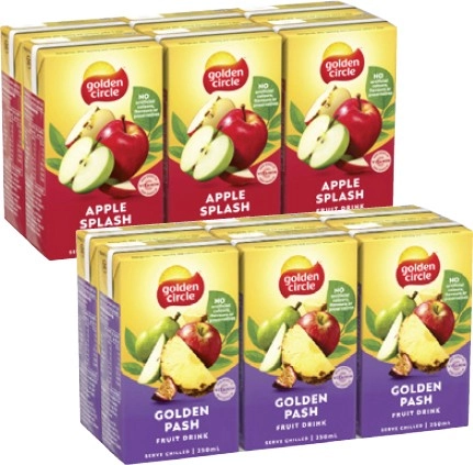 Golden Circle Fruit Drink 6x250mL