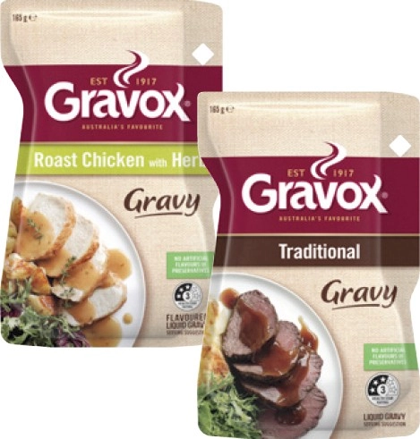 Gravox Liquid Gravy or Finishing Sauce 165g