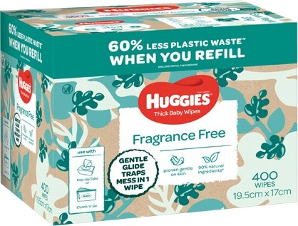 Huggies Baby Wipes 400 Pack