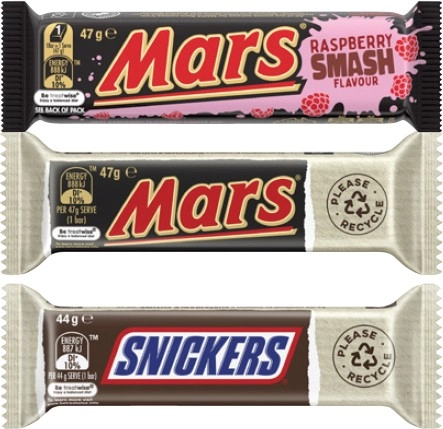 Mars Chocolate Bar 30g-56g