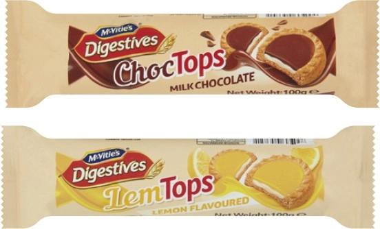 McVitie's Digestives Tops Biscuits 100g