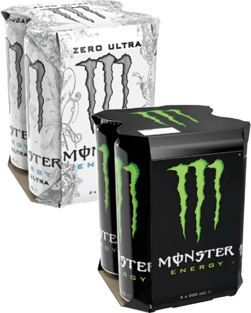 Monster Energy Drink 4x500mL