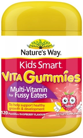 Nature's Way Kids Smart Vita Gummies Multi-Vitamin for Fussy Eaters 120 Pack^