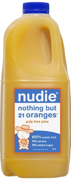 Nudie Nothing But Orange Juice 2 Litre