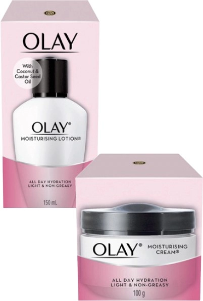 Olay Moisturising Cream 100g or Lotion 150mL