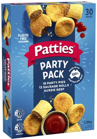 Patties Party Pack 30 Pack 1.25kg