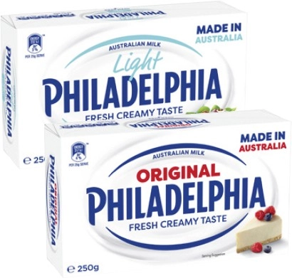 Philadelphia Cream Cheese Block 250g