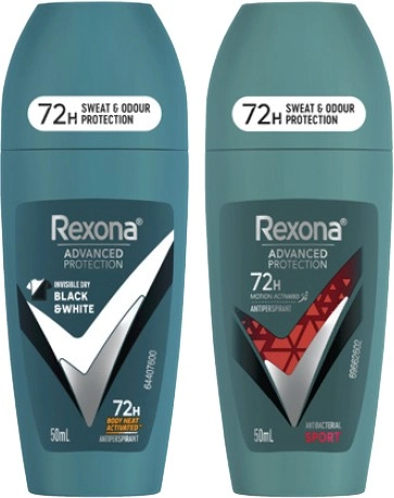 Rexona Advanced Protection Antiperspirant Roll On Deodorant 50mL