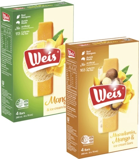 Weis Ice Cream Bars 264mL-280mL