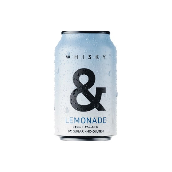 Ampersand Whisky & Lemonade Cans 4x330ml