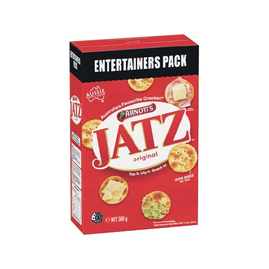 Arnott’s Jatz Original Entertainers Pack 380g