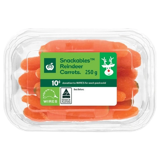 Australian Snackables® Carrots 250g Pack