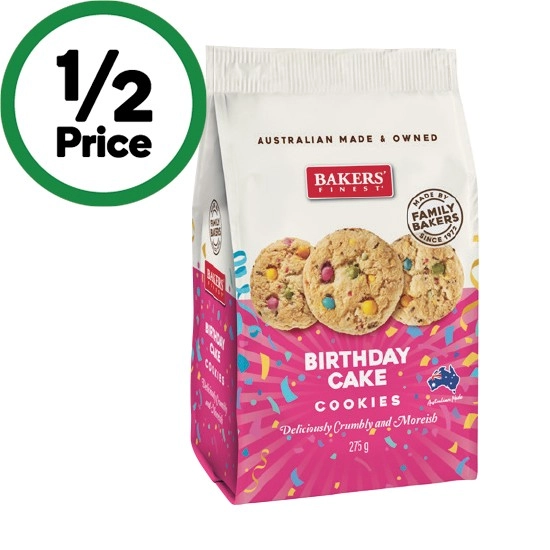 Bakers’ Finest Birthday Cake Cookies 275g