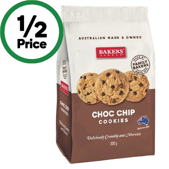 Bakers’ Finest Choc Chip Cookies 300g