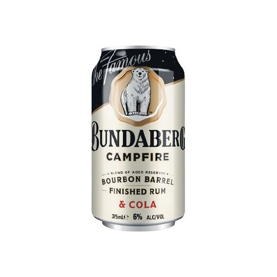 Bundaberg Campfire Bourbon Barrel Cans 4x375ml