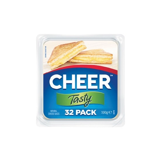 Cheer Natural Cheese Slices 500g – From the Fridge