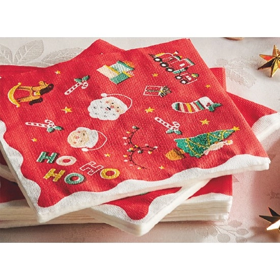 Christmas Napkin Pk 50 – Assorted Designs