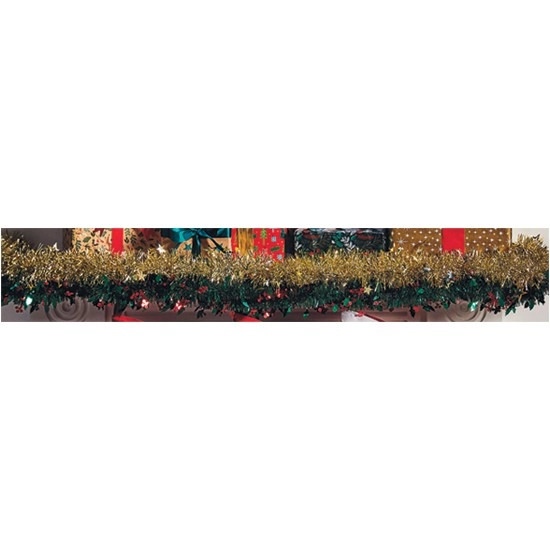 Christmas Tinsel 4m – Assorted Designs