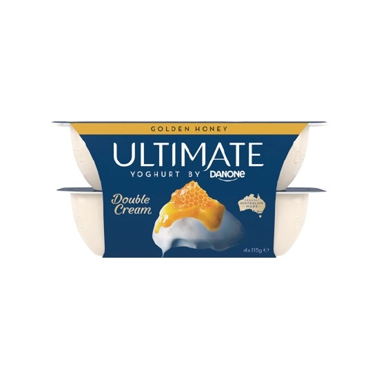 Danone Ultimate Double Cream Yoghurt 4 x 115g – From the Fridge