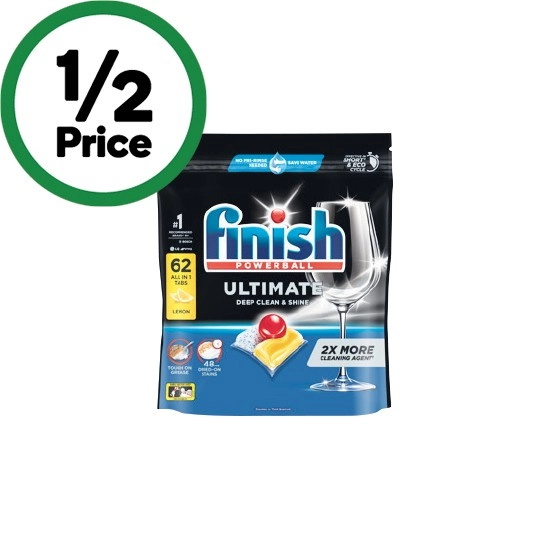 Finish Ultimate Dishwasher Tablets Pk 62