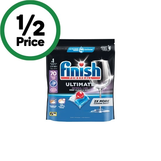 Finish Ultimate Material Care Dishwasher Tablets Pk 70