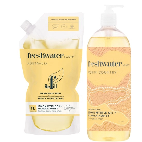 Freshwater Farm Hand Wash Refill or Body Wash 1 Litre