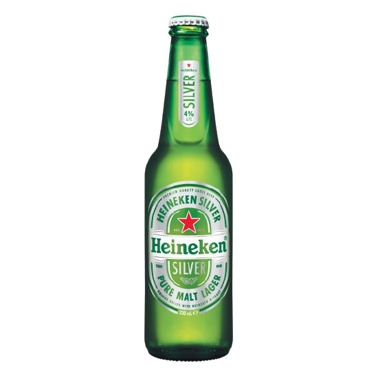 Heineken Silver Lager Bottles 24x330ml